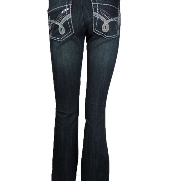 INC International Concepts Boot Leg Curvy Fit Jeans - Picture 2 of 2